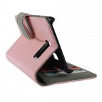 Redneck Prima Folio - кожен калъф, тип портфейл и поставка за Samsung Galaxy S7 (розов) 1