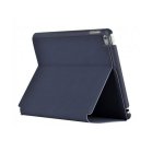 Comma Elegant Case - кожен калъф и поставка за iPad mini 4 (тъмносин) 1