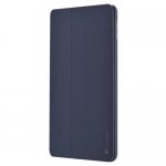 Comma Elegant Case - кожен калъф и поставка за iPad mini 4 (тъмносин) 2