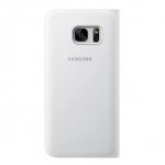 Samsung S-View Cover EF-CG930PWEGWW - оригинален кожен калъф за Samsung Galaxy S7 (бял) 2