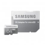 Samsung MicroSDXC Pro 64GB UHS-1 (клас 10) - MicroSDXC памет със SD адаптер за Samsung устройства (подходяща за GoPro) 4