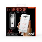 Leef iBRIDGE Mobile Memory 32GB - външна памет за iPhone, iPad, iPod с Lightning (32GB) (бял) 1