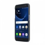 Incipio Feather Pure Case - поликарбонатов кейс за Samsung Galaxy S7 (черен-прозрачен) 2