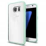 Spigen Ultra Hybrid Case - хибриден кейс с висока степен на защита за Samsung Galaxy S7 (прозрачен-светлосин) 1