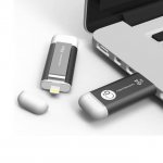Adam Elements iKlips Lightning 64GB - външна памет за iPhone, iPad, iPod с Lightning (64GB) (тъмносив) 3