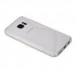 S-Line Cover Case - силиконов (TPU) калъф за Samsung Galaxy S7 (прозрачен) 1