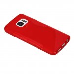 S-Line Cover Case - силиконов (TPU) калъф за Samsung Galaxy S7 (червен) 1