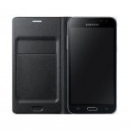 Samsung Flip Case EF-WJ320PBEGWW - оригинален кожен калъф за Samsung Galaxy J3 (2016) (черен) 1
