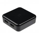 XtremeMac InCharge Home LT 4.2A - комплект захранване с 2 USB изхода, Lightning кабел и преходници за ел.мрежа за цял свят (черен) 4