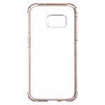 Spigen Crystal Armor Tech Shell Case - хибриден кейс с висока степен на защита за Samsung Galaxy S7 (прозрачен-розов) 5