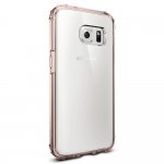 Spigen Crystal Armor Tech Shell Case - хибриден кейс с висока степен на защита за Samsung Galaxy S7 (прозрачен-розов) 2