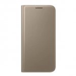 Samsung Flip Cover EF-WG930PFEGWW - оригинален кожен кейс за Samsung Galaxy S7 (златист) 1