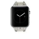 CaseMate Sheer Glam Strap - еластична каишка за Apple Watch 38мм, 40мм (прозрачен-златист) 1