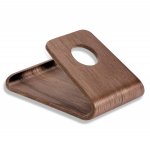 4smarts Basic Wood Stand - качествена дървена поставка за бюро за смартфони 1