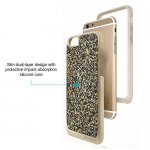 Prodigee Fancee Case - хибриден удароустойчив кейс с кристали за iPhone 6S, iPhone 6 (златист) 1