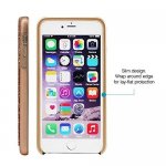Prodigee Fancee Case - хибриден удароустойчив кейс с кристали за iPhone 6S, iPhone 6 (розово злато) 2