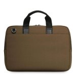 Knomo Maxwell 15 Slim Briefcase - унисекс чанта за преносими компютри до 15 инча (кафява) 1