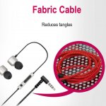 LG Headset QuadBeat 3 LE630 - оригинални слушалки с микрофон и управление на звука за LG смартфони (черен-червен) (bulk) 7