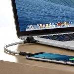 Fuse Chicken Titan Loop - стоманен Lightning кабел (ключодържател) за iPhone, iPad, iPod с Lightning (25 см.) 1