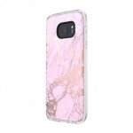 Incipio Design Series Marble Case - удароустойчив хибриден изайнерски кейс за Samsung Galaxy S7 (златист-розово злато) 2