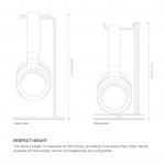 Elago H Stand - дизайнерска алуминиева поставка за слушалки (тъмносива) 6