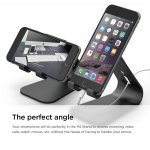 Elago M2 Stand - алуминиева поставка за iPhone 6/6S, 6 Plus/6S Plus, iPhone SE/5/5S/5C и мобилни телефони (черна) 6