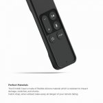 Elago R1 Intelli Case - удароустойчив силиконов калъф за Apple TV Siri Remote (черен) 2