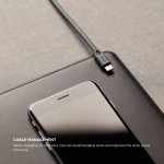 Elago Leather Mouse Pad - дизайнерски кожен пад за мишка (черен) 4