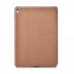 Comma Elegant Case - кожен калъф и поставка за iPad Pro 9.7 (кафяв) 1