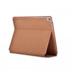 Comma Elegant Case - кожен калъф и поставка за iPad Pro 9.7 (кафяв) 3