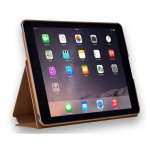 Comma Elegant Case - кожен калъф и поставка за iPad mini 4 (кафяв) 4
