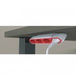 Allocacoc PowerBar - разклонител за зареждане на мобилни устройства с приставка за закрепване към бюро 2