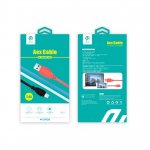 Devia Aex Lightning Data Cable 1.2m. - гумиран lightning кабел (120 см.) за iPhone, iPad и iPod с Lightning вход (бял) 1