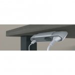 Allocacoc PowerBar USB - разклонител с 2 USB порта за зареждане на мобилни устройства с приставка за закрепване 2