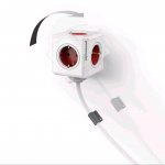 Allocacoc PowerCube Extended - разклонител за зареждане на мобилни устройства с приставка за закрепване навсякъде 2