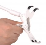 Devia Universal Flexible Mobile Holder - поставка с огъващо се рамо за смартфони до 6 инча (зелен) 4