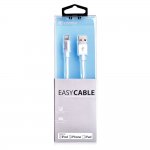 Comma Easy Cable MFI Lightning Data Cable 1m. - сертифициран плетен Lightning кабел (100 см) за iPhone, iPad и iPod с Lightning вход (златист) 1