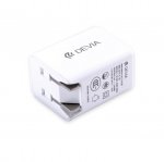 Devia Rockwall 2 Travel Charger US - захранване за ел. мрежа с 2xUSB изхода (2.4 ампера) (бял) 1