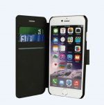 Redneck Elano Folio - текстилен калъф, тип портфейл и поставка за iPhone 6, iPhone 6S (бял) 2