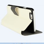 Redneck Elano Folio - текстилен калъф, тип портфейл и поставка за iPhone 6, iPhone 6S (бял) 3