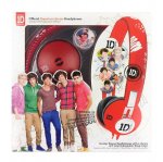 Jivo One Direction SnapCaps On-Ear Leather Band Headphones - слушалки за мобилни устройства (червени) 1