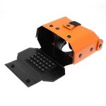 4smarts Basic Portable Universal VR Leather Glasses - очила за виртуална реалност за iOS и Android (оранжев) 2