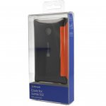 Microsoft Flip Cover CP-634 - оригинален кейс с поставка за Microsoft Lumia 532 (черен-оранжев) 2