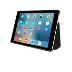 Incipio Lexington Folio Case - кожен калъф и поставка за iPad Pro 9.7, iPad Air 2 (черен) 3