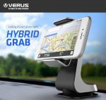Verus Hybrid Grab - поставка за стъкло и гладки повърхности за iPhone, Samsung и смартфони до 6.3 инча (синя) 5