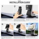 Verus Hybrid Grab - поставка за стъкло и гладки повърхности за iPhone, Samsung и смартфони до 6.3 инча (синя) 4