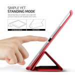 Verus Saffiano K1 Case - кожен калъф и поставка за iPad Pro 9.7, iPad Air 2 (червен) 2