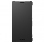 Sony Flip Case Smart Style Cover SCR48 - оригинален кожен кейс и поставка за Xperia M5 (черен) 1