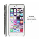 Prodigee Fancee Case - хибриден удароустойчив кейс с кристали за iPhone 6S, iPhone 6 (сребрист) 3