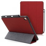 Prodigee Expert Case - кожен калъф, тип папка и поставка за iPad Pro 12.9 (червен) 2